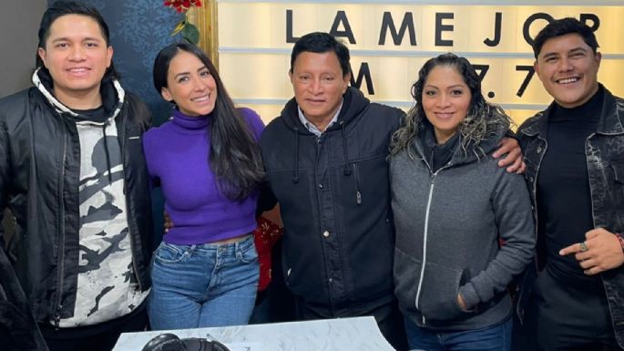 Alberto Pedraza y sus hijos en El Show de La Mejor