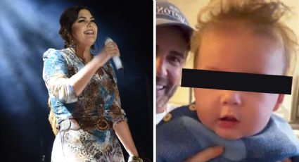 Yuridia enternece las redes al mostrar por primera vez la cara de su hijo Benicio