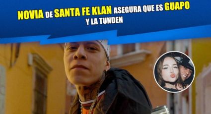 Stela Mueller asegura que su novio, Santa Fe Klan, es guapo y la tunden en redes