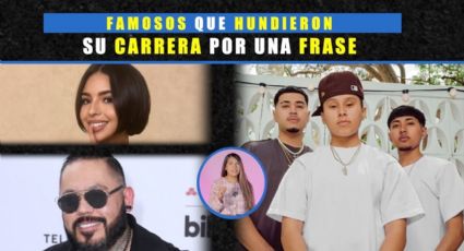 Famosos que hundieron su carrera por una frase