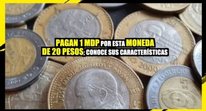 ¿Pagan un millón de pesos por esta moneda? Conoce sus características