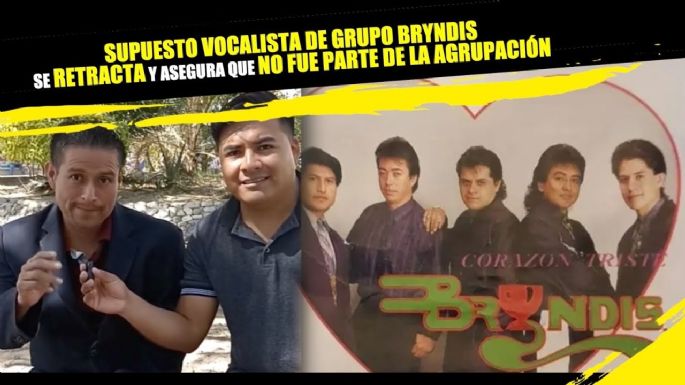 Supuesto vocalista de Grupo Bryndis lo desmiente tras ser captado vendiendo papas