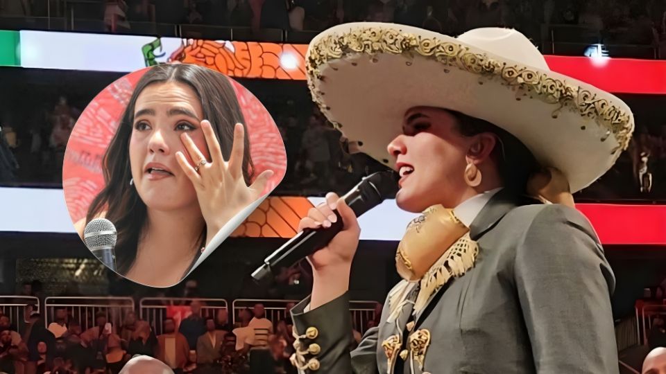 Camila Fernández habla sobre su error al entonar el Himno Nacional mexcano.