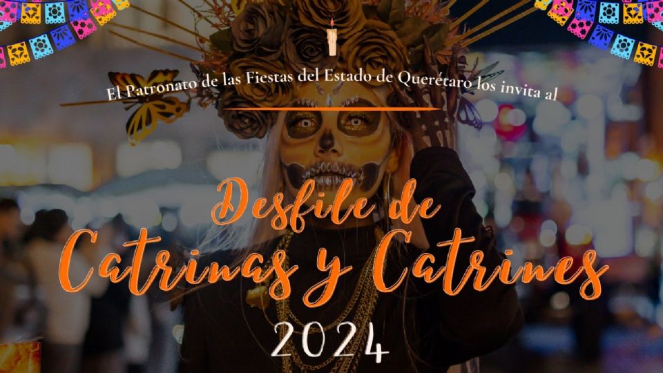 Desfile de Catrinas  y Catrines en Querétaro 2024