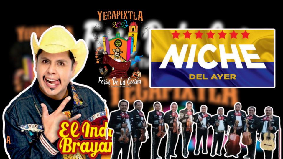 Estos son los artistas  que se presentarán HOY en el Teatro del Pueblo de la Feria de la Cecina Yecapixtla  2024