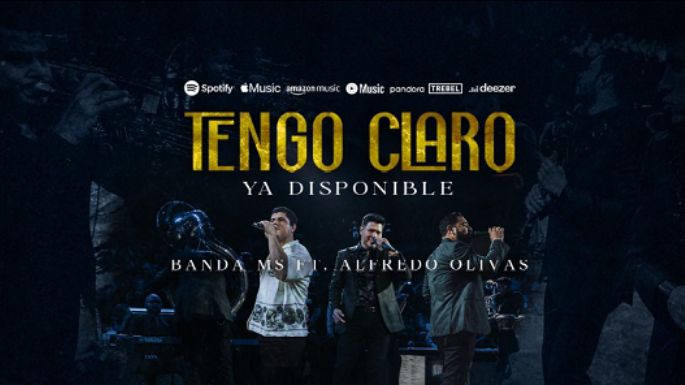 Banda MS, una vez más en el #1 con “Tengo claro” a dueto con Alfredo Olivas