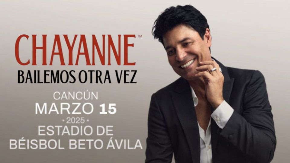 Estos son los precios para el concierto de Chayanne en Cancún.