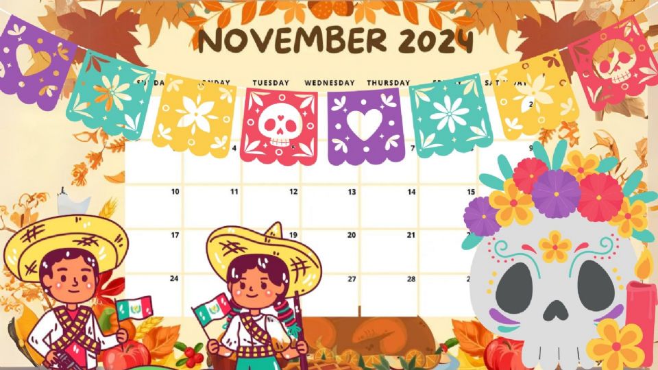 Conoce los días feriados para el mes de noviembre.