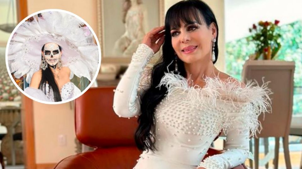 Maribel Guardia se convierte en catrina blanca