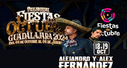 Fiestas de Octubre 2024: ¿Cuánto cuestan los boletos para ver a Alejandro Fernández y Alex Fernández en el Palenque?