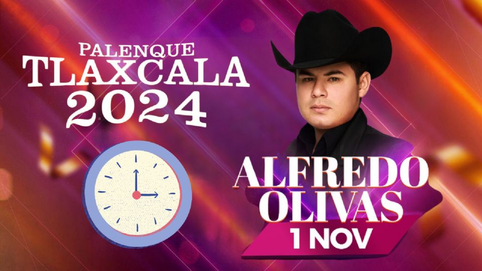 Alfredo Olivas se presentará HOY en el Palenque de Tlaxcala