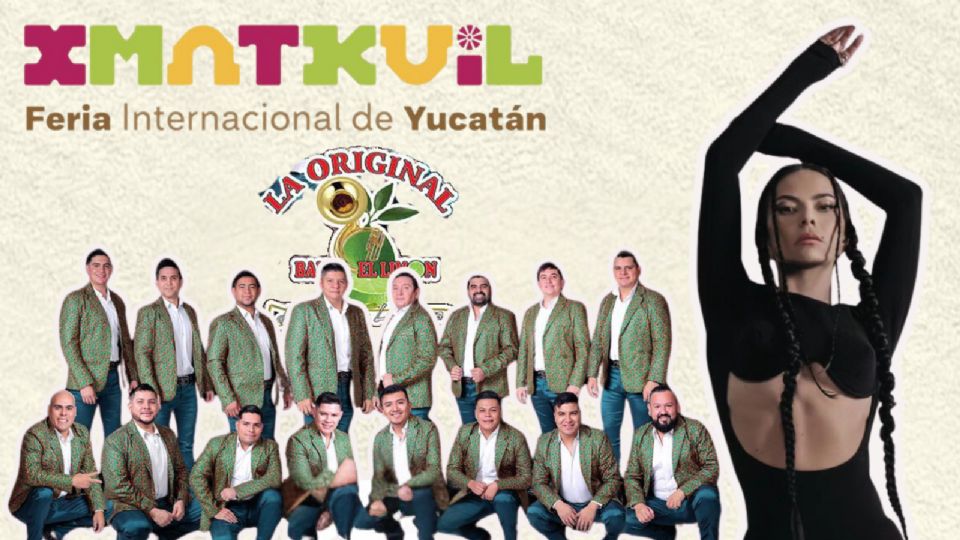 Estos son los artistas que se presentarán HOY en la Feria Xmatkuil Yucatán 2024