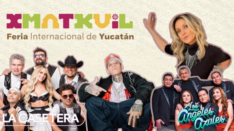 Estos son los artistas que se presentarán esta semana en la Feria Xmatkuil Yucatán 2024