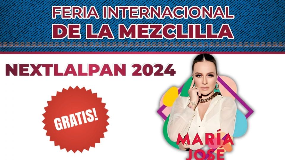 María José en la Feria de la Mezclilla Nextlalpan 2024