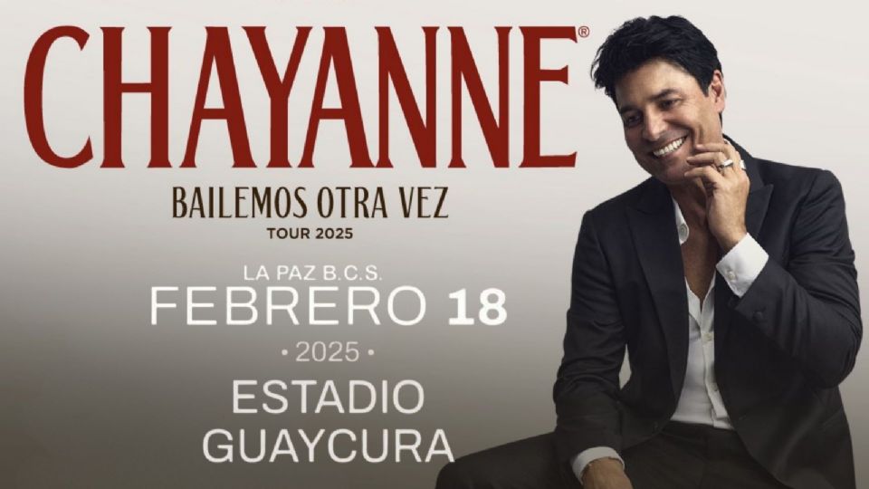 Prepárate para la venta de boletos de Chayanne en Baja California Sur.