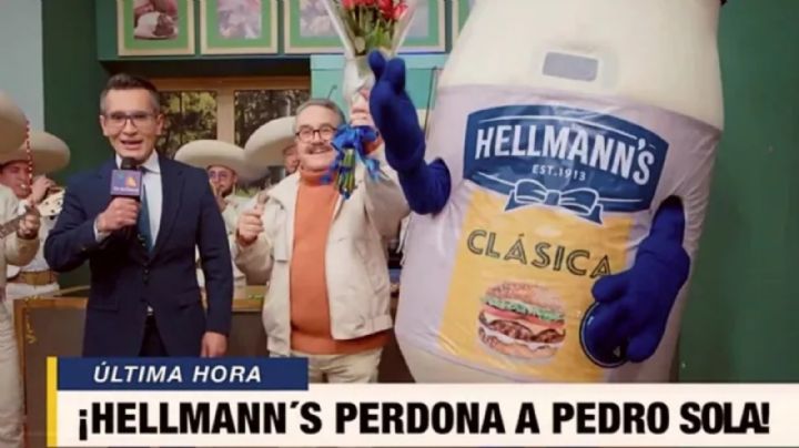Pedrito Sola recrea el épico comercial de mayonesa Hellmann's: ¿lo hizo bien?