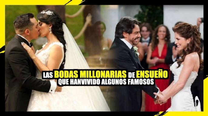 Conoce las bodas millonarias de ensueño que han vivido algunos famosos