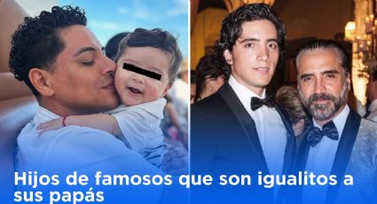 Hijos de famosos que son igualitos a sus papás