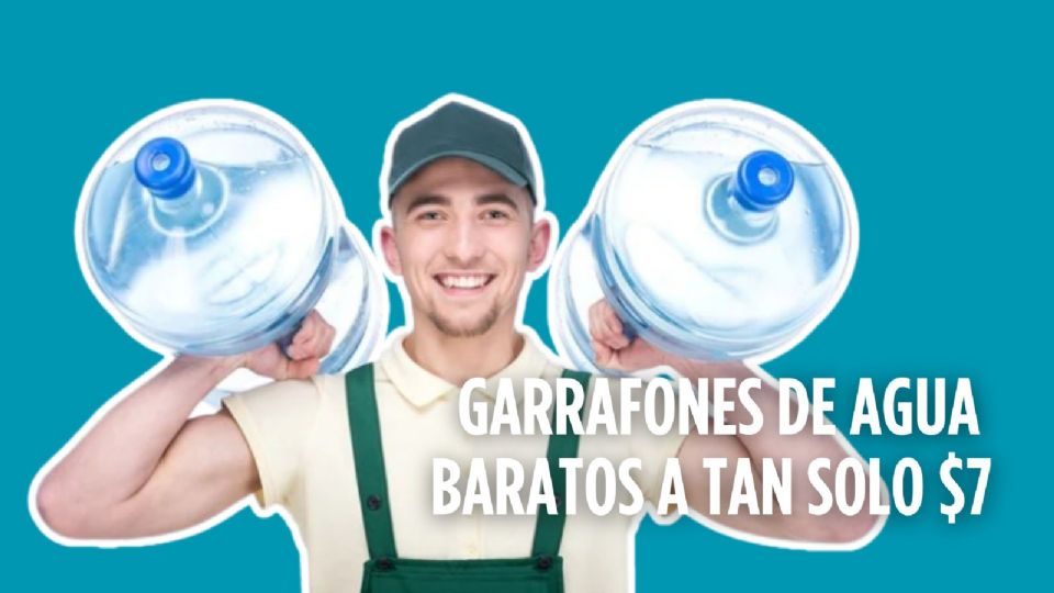 GARRAFONES DE AGUA  BARATOS A TAN SOLO $7