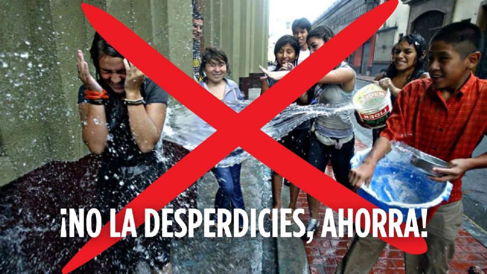 Multas por desperdicio de agua en Sábado de Gloria