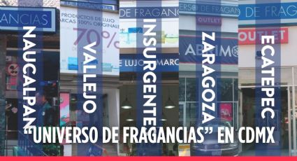 Compra perfumes originales a precio de outlet en esta tienda de la CDMX