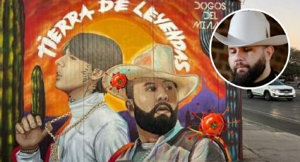 Mural de Carin León es vandalizado tras su polémica declaración en concierto