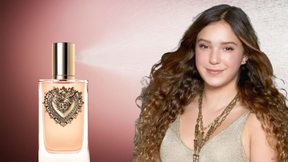 Perfume que utiliza Mía Rubín, hija de Andrea Legarreta