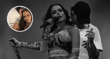 ¿Peso Pluma y Anitta compartieron habitación?, foto lo confirmaría