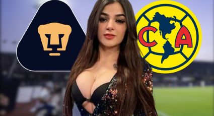 Karely Ruiz se roba las miradas en pleno partido de América vs Pumas