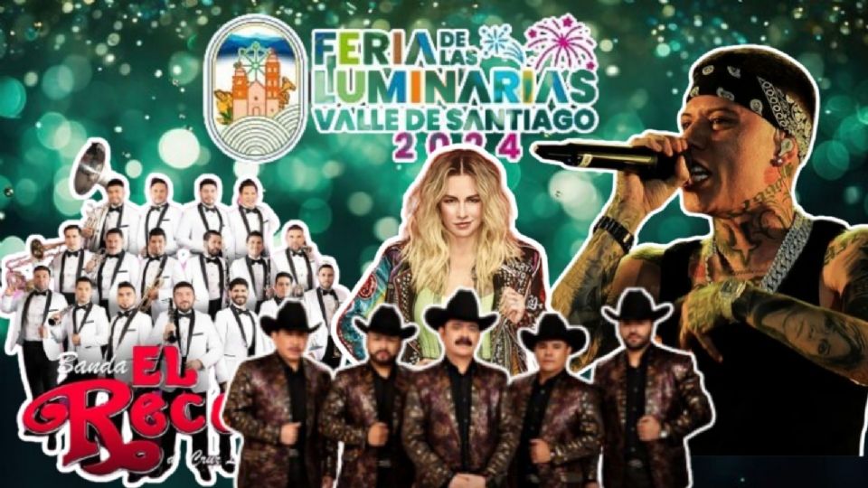 El Recodo, Los Tucanes de Tijuana, María José, Banda Cuisillos, entre otros, se presentarán en la Feria de las Luminarias 2924 en Guanajuato.