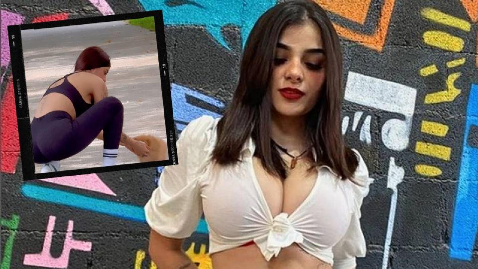 Karely Ruiz desata las críticas por pasear a su perro en atrevido atuendo