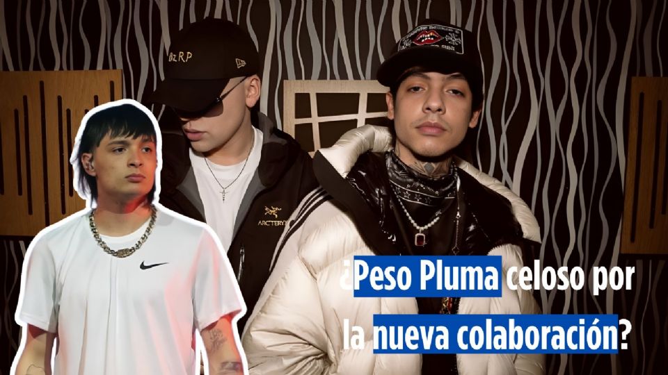 Así fue la reacción de Peso Pluma ante la nueva colaboración.