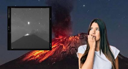 ¿OVNI? Captan objeto luminoso sobre volcán Popocatépetl