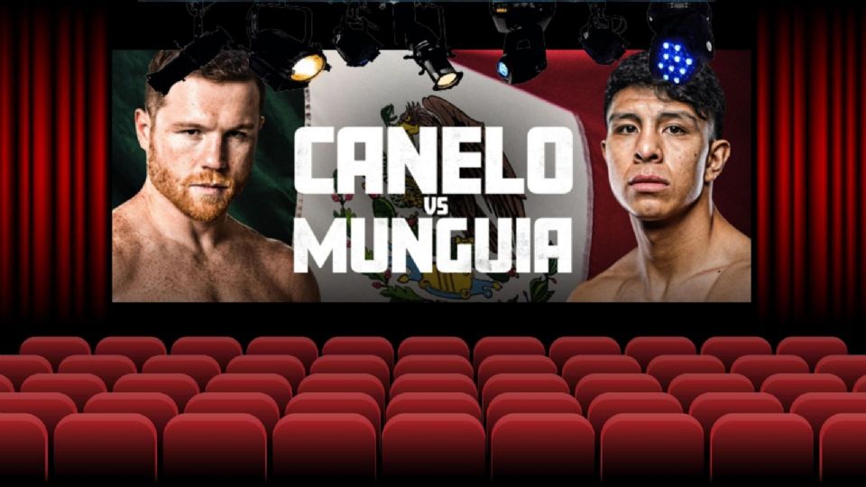 Pelea del Canelo vs Munguía en cines