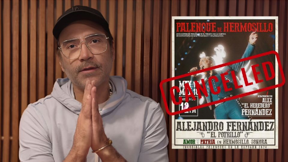 ¿Cuándo será la nueva fecha del concierto de Alejandro Fernández en Sonora?