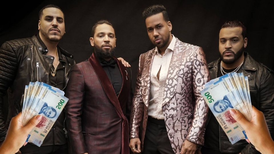 Aventura y Romeo Santos.