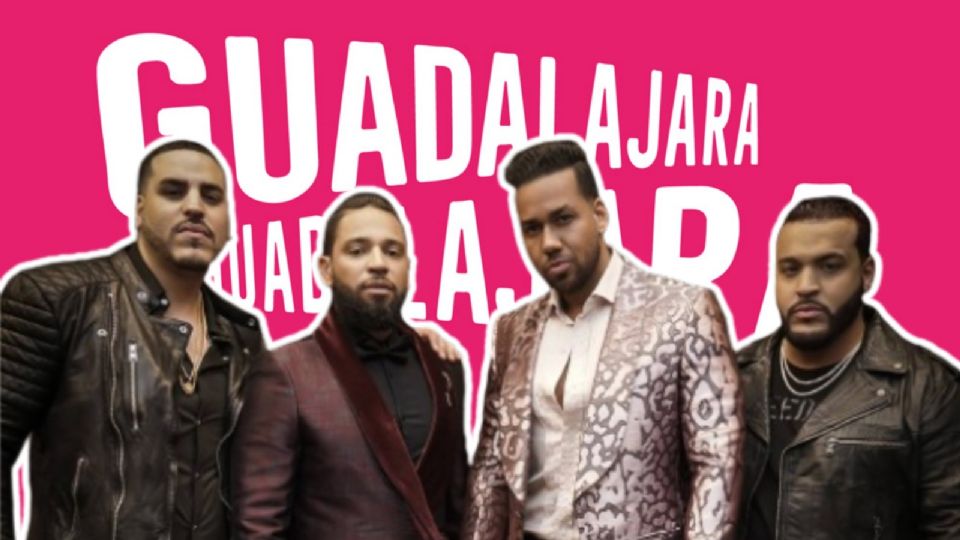 Romeo Santos, Lenny, Henry y Max de Aventura.