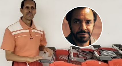 Miguel Luis es captado trabajando en un supermercado; Piden a Eugenio Derbez que le de trabajo