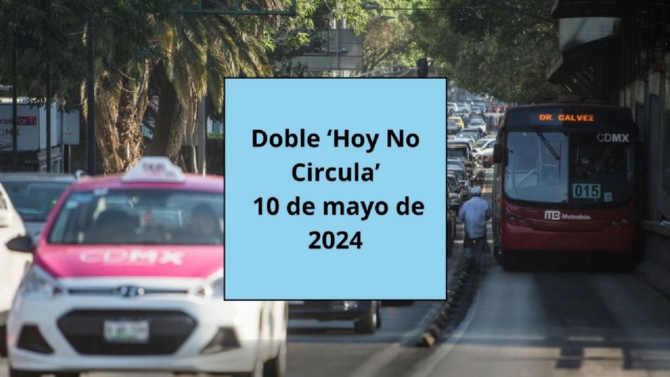 El Doble Hoy No Circula se decidió después de que se registraran concentraciones máximas de ozono de 158 puntos por billón en la estación de monitoreo de la GAM.