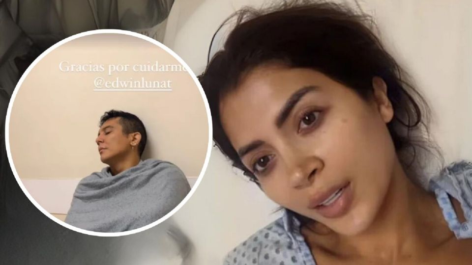 Durante todo este proceso, Edwin Luna no se separó de su esposa en ningún momento.