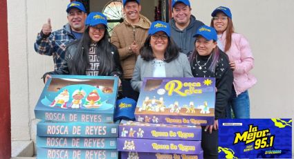 Día de Reyes Llevando Roscas a los reyes del hogar La mejor 95.1 FM / 700 AM