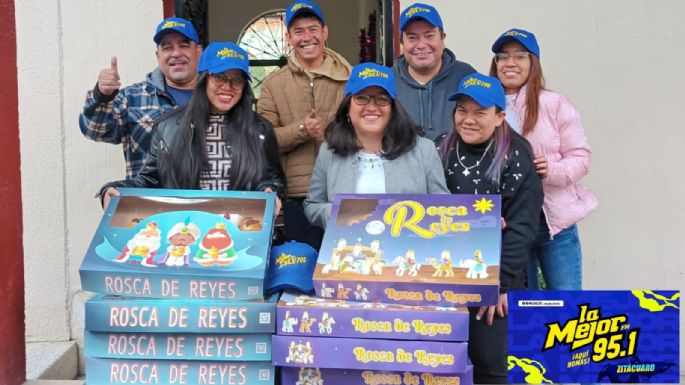 Día de Reyes Llevando Roscas a los reyes del hogar La mejor 95.1 FM / 700 AM