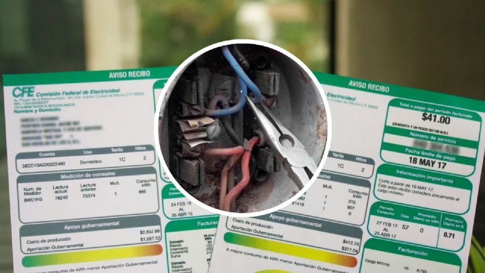 Un medidor manipulado puede presentar problemas de cableado o componentes extraños.