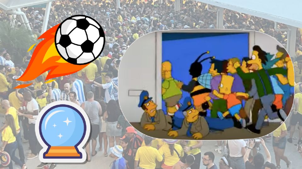 Los Simpson pronosticaron portazo en la Final de la Copa América 2024