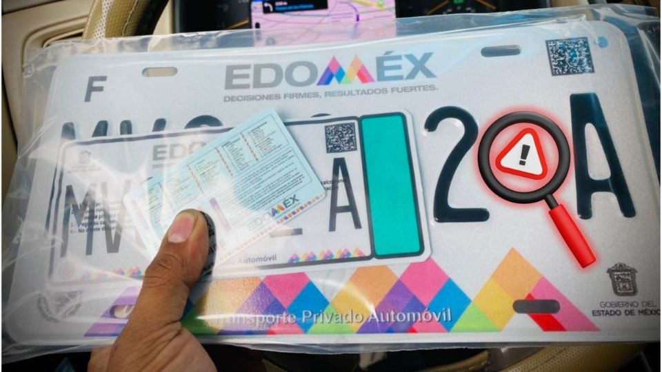 Nuevas placas en Edomex: Estas son las 14 medidas de seguridad para evitar que sean falsificadas