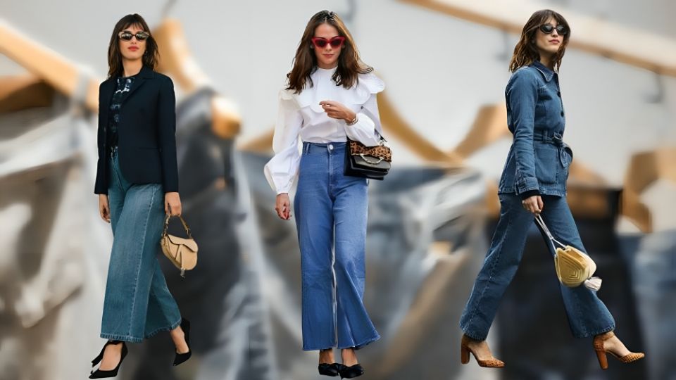 Los jeans culotte, de talle medio con bajo ligeramente acampanado, son el modelo de pantalones de mezclilla al que vale la pena darle una oportunidad.