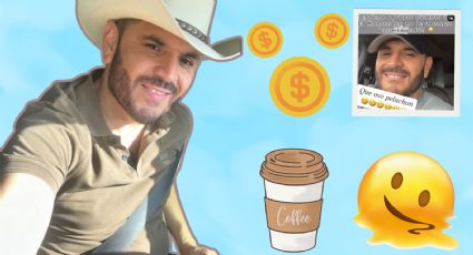 El Komander pasa vergonzoso momento tras quedarse sin dinero ¡Ni para el café tuvo! VIDEO