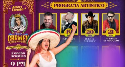 Feria Ciudad del Carmen 2024: ¿Qué artistas se presentarán este fin de semana 20 y 21 de julio?