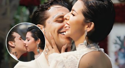 Christian Nodal y Ángela Aguilar publican primeras fotografías de su matrimonio