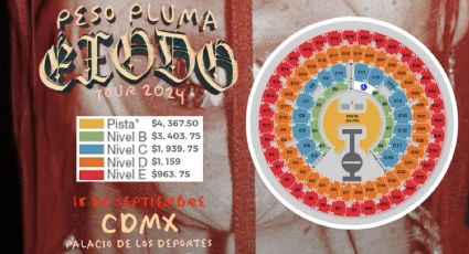 Boletos Peso Pluma Palacio de los Deportes: Precios y Zonas para “Éxodo Tour CDMX”